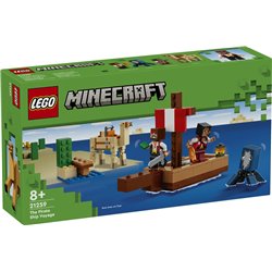 LEGO MINECRAFT - EL VIAJE EN EL BARCO PIRATA