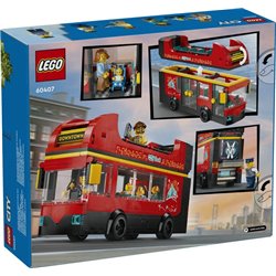 LEGO CITY - AUTOBUS TURISTICO ROJO DE DOS PLANTAS