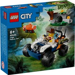 LEGO CITY - EXPLORADORES DE LA JUNGLA TODOTERRENO Y MISION DEL PANDA ROJO