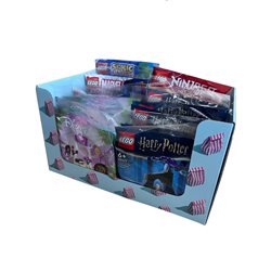 LEGO DISPLAY 30 SOBRES MIX (6.DISNEY-6.NINJAGO-6.SONIC-6.HARRY POTTER-6.MARVEL)