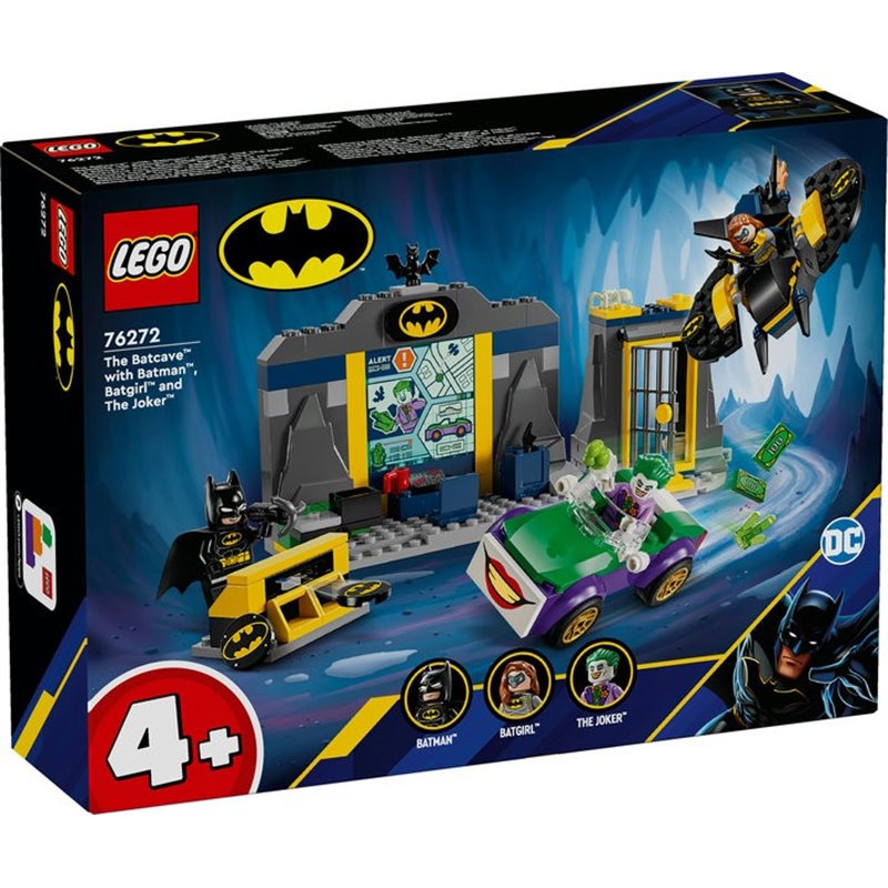 LEGO BATMAN - BATCUEVA CON BATMAN, BATGIRL Y THE JOKER
