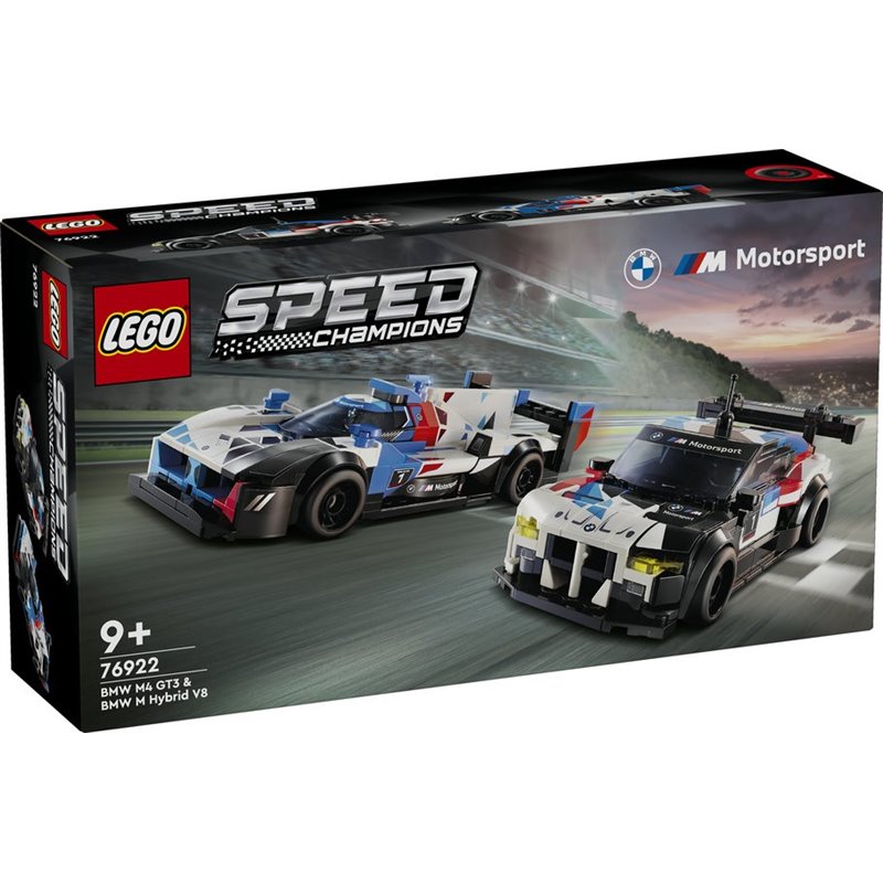 LEGO SPEED CHAMPIONS - COCHES DE CARRERAS BMW M4 GT3 Y BMW M HYBRID V8