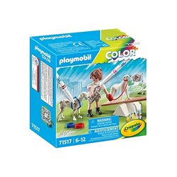 PLAYMOBIL COLOR ADIESTRAMENTO DE PERROS