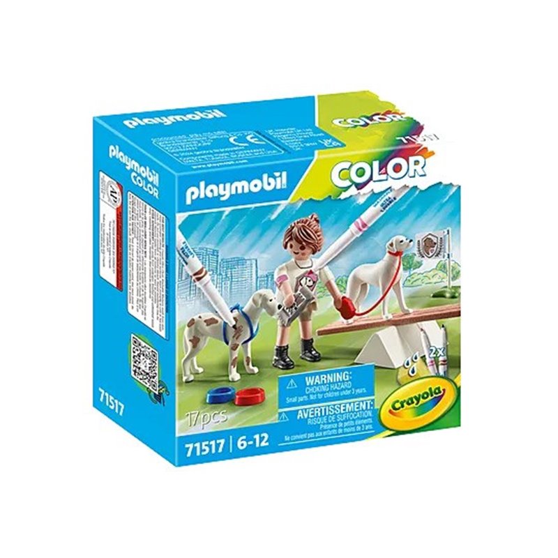 PLAYMOBIL COLOR ADIESTRAMENTO DE PERROS