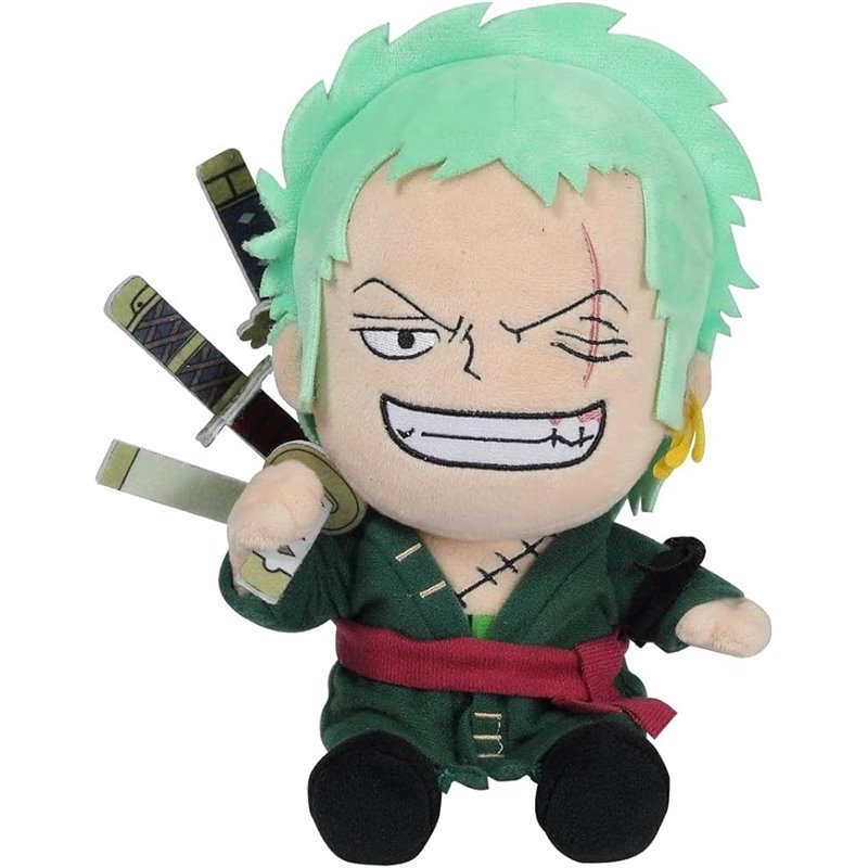 PELUCHE ONE PIECE - RORONOA ZORO 25cm