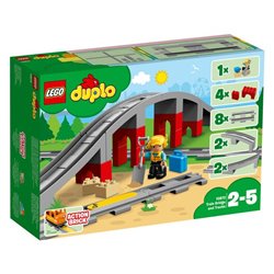 LEGO DUPLO - PUENTE Y VIAS FERROVIARIAS