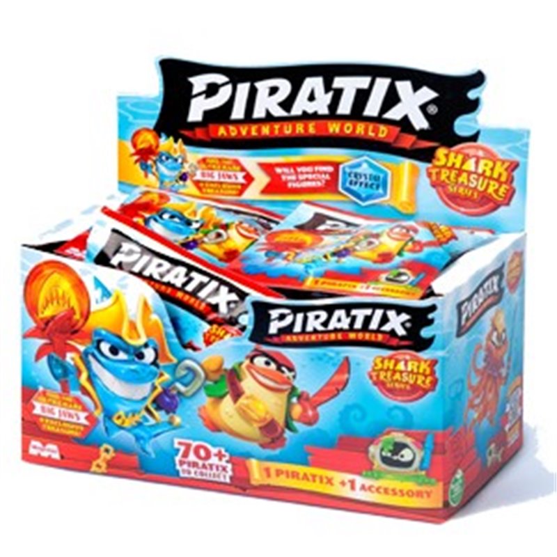 DISPLAY 24 ONE PACK PIRATIX SHARK TREASURE