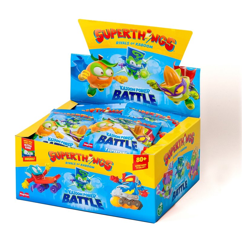 DISPLAY 25 ONE PACK SUPERTHINGS KAZOOM POWER BATTLE