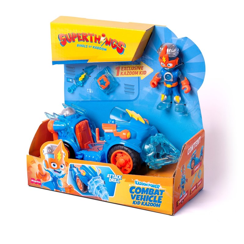 SUPERTHINGS KAZOOM POWER COMBAT VEHICLES KID KAZOOM