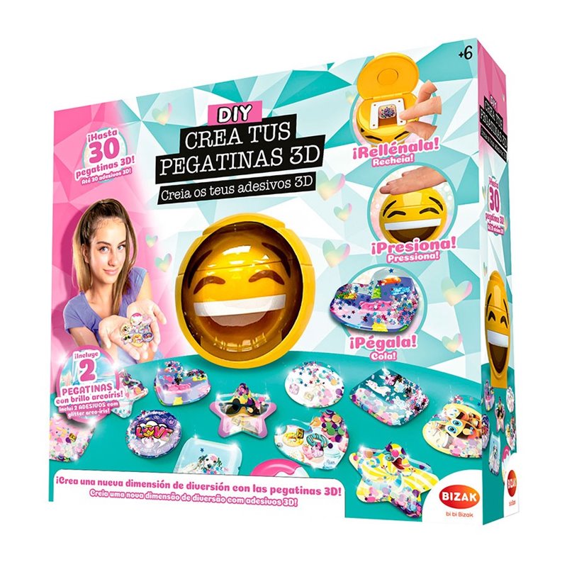 CREA TUS PEGATINAS 3D