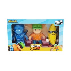 MONSTERFLEX STUMBLE GUYS PACK DE 3