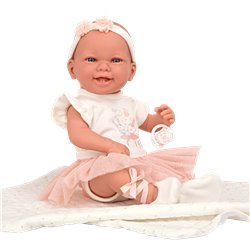 ELEGANCE 42 CM ZOE BAILARINA C/MANTA