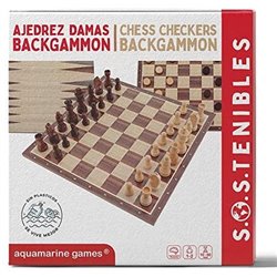 AJEDREZ DAMAS BACKGAMMON FSC 100%