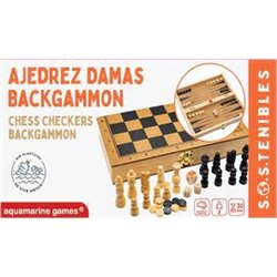 AJEDREZ DAMAS BACKGAMMON FSC100%