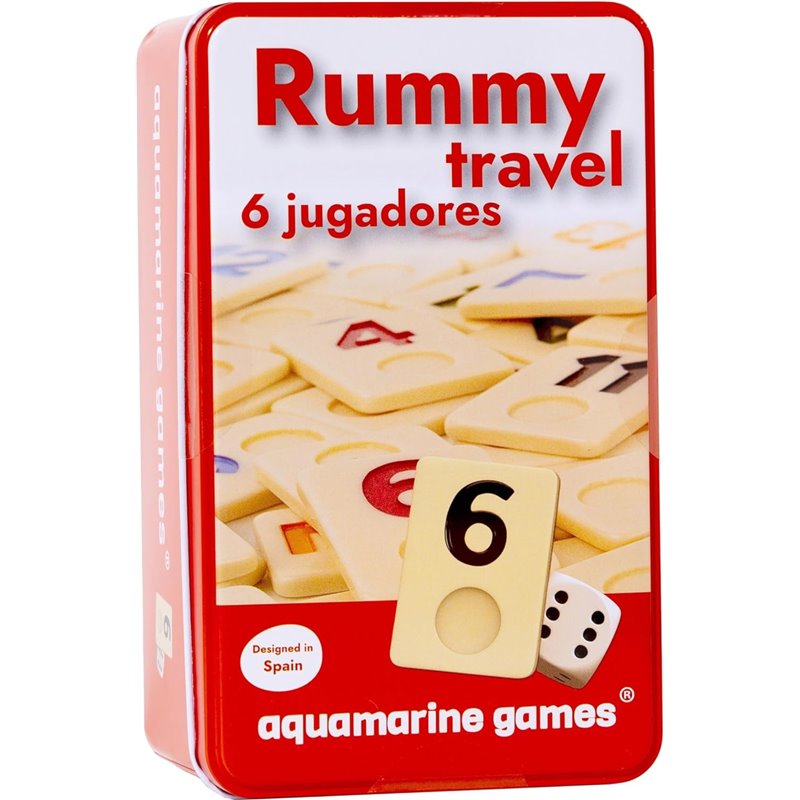 RUMMY 6 JUGADORES TRAVEL LATA