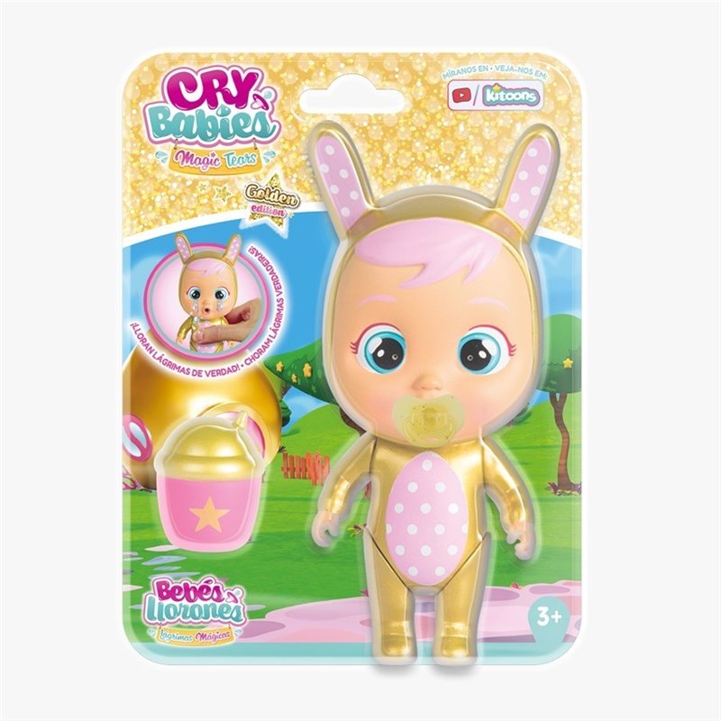 DISPLAY 6 BEBES LLORONES LAGRIMAS MAGICAS GOLDEN EDITION