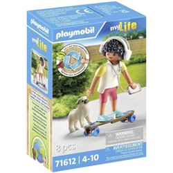 NIÑO CON PERRO PLAYMOBIL