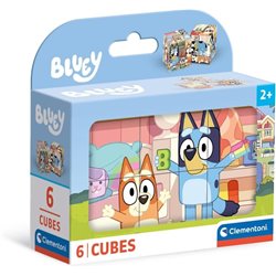 PUZZLE CUBOS BLUEY 6 PIEZAS