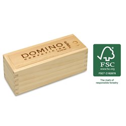 DOMINO COMPETICION CON CAJA DE MADERA FSC 100%