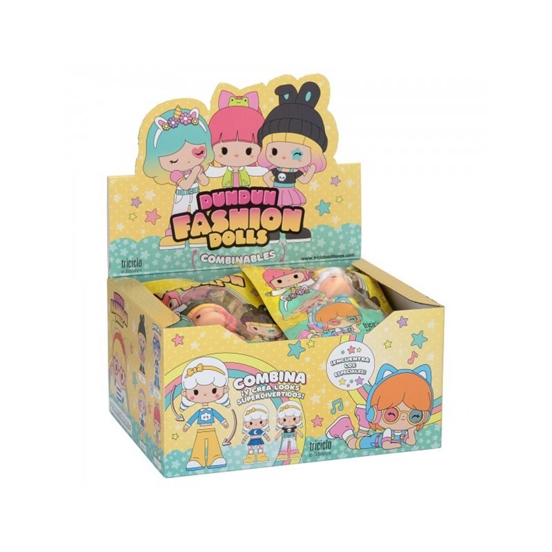 DISPLAY 8 DUNDUN FASHION DOLLS