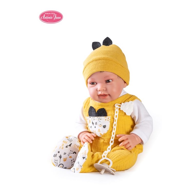 MUÑECO RECIEN NACIDO PIPO OREJITAS CON COJIN