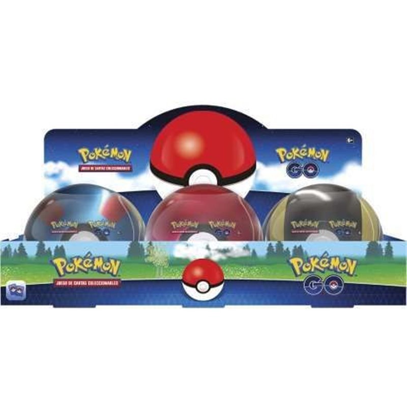 DISPLAY 6 POKEMON POKE BALL LATA OCTUBRE 2024