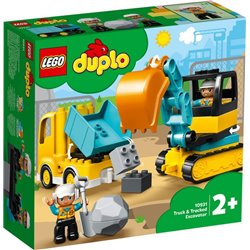 LEGO DUPLO - CAMION Y EXCAVADORA CON ORUGAS