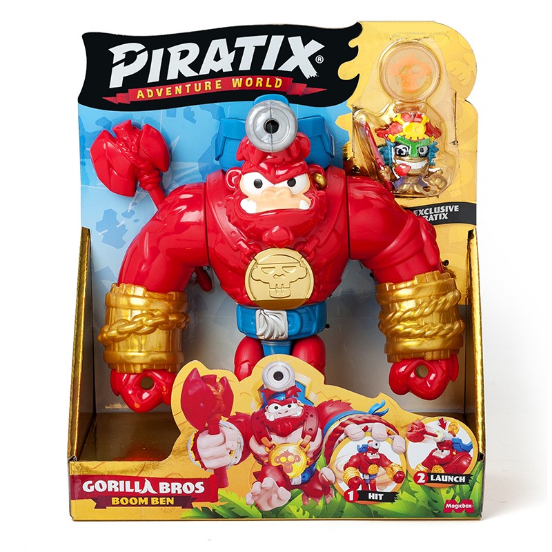 PIRATIX CRAZY JUNGLE GORILLA BROS BOOM BEN(ROJO)
