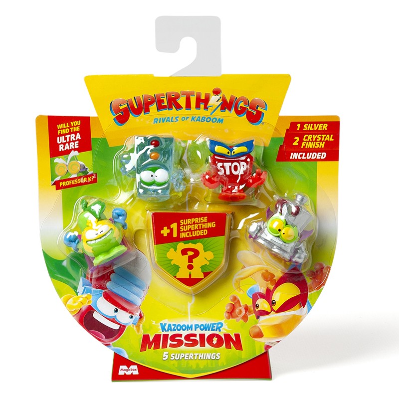 SUPERTHINGS KAZOOM POWER MISSION - FIVE PACK (4+1SUPERTHINGS)
