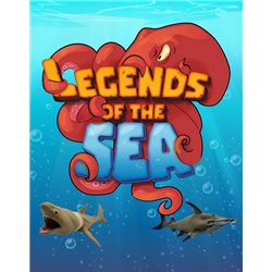 DISPLAY 8 SOBRES LEGENDS OF THE SEA - ANIMAL PREDATORS