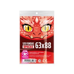 FUNDAS OPACAS DRAGON ROJO 63x88 120 U.