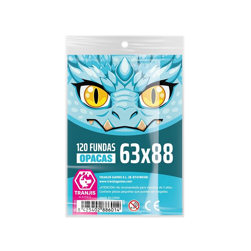 FUNDAS OPACAS DRAGON AZUL 63x88 120 U.