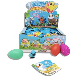 DISPLAY 8 EGGY ANIMALS BIRDS