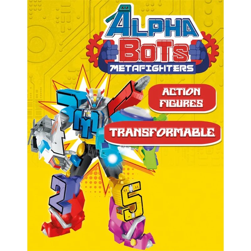 DISPLAY 4 ALPHA BOTS - METAFIGHTERS