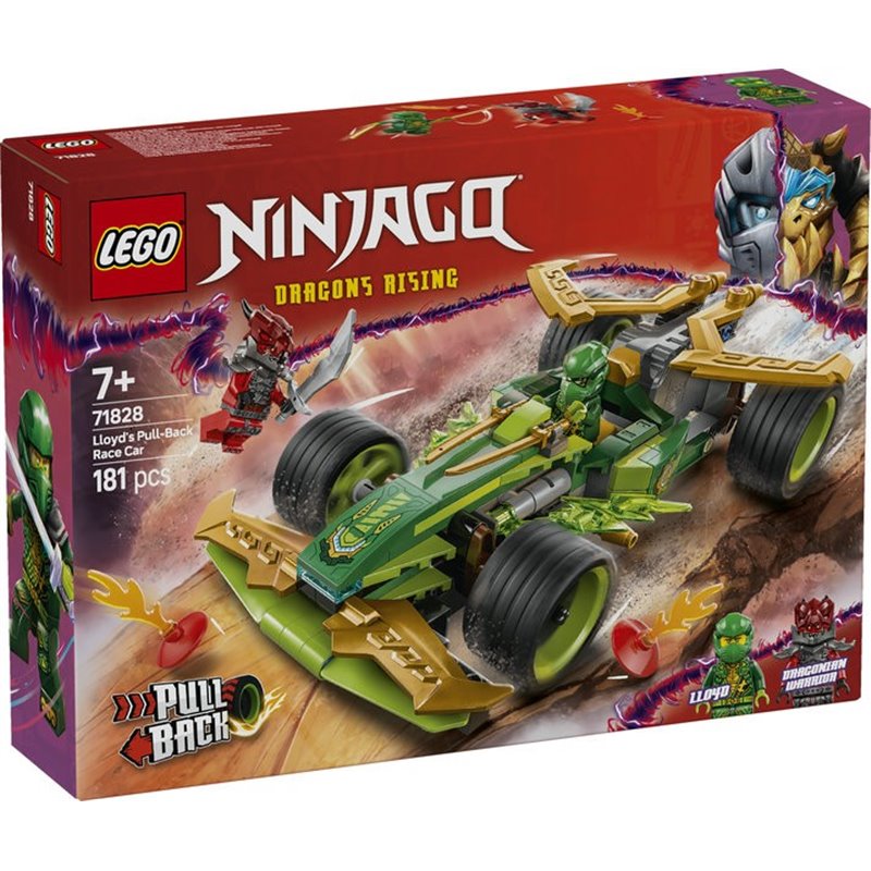 LEGO NINJAGO - COCHE DE CARRERAS CON MOTOR DE CARGA MANUAL DE LLOYD