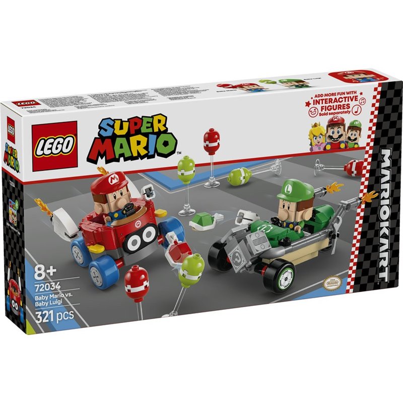 LEGO SUPER MARIO - BEBE MARIO vs BEBE LUIGI