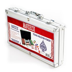 NAIPES - MALETIN POKER ALUMINIO MAVERICK