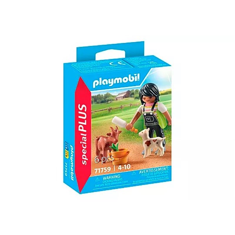 PLAYMOBIL - MUJER CON CABRAS