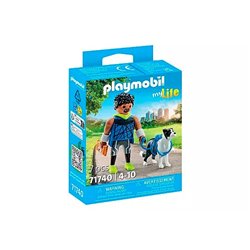 PLAYMOBIL - CORREDOR CON BORDER COLLIE