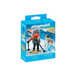 PLAYMOBIL - SENDERISTA CON SAN BERNARDO
