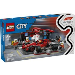 LEGO CITY PARADA EN BOXES DE FORMULA 1 Y EQUIPO FERRARI