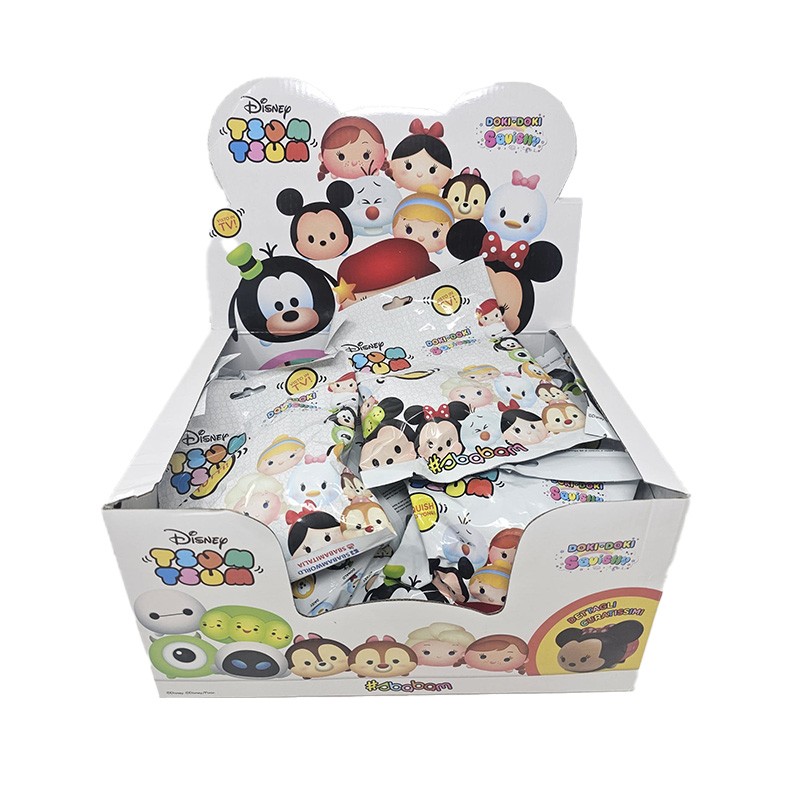 DISPLAY 6 SOBRES DOKI DOKI SQUISHY TSUM TSUM