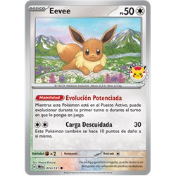 CARTA EEVEE POKEMON DAY EDICION LIMITADA