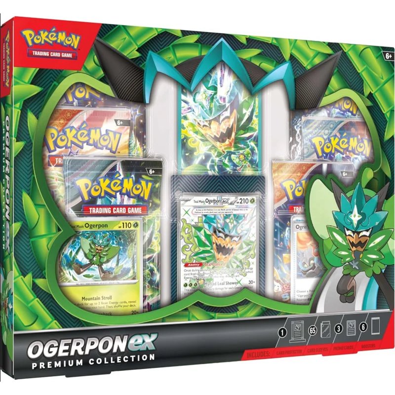 ( PREPEDIDO ) POKEMON TCG OGERPON EX PREMIUM COLLECTION N24