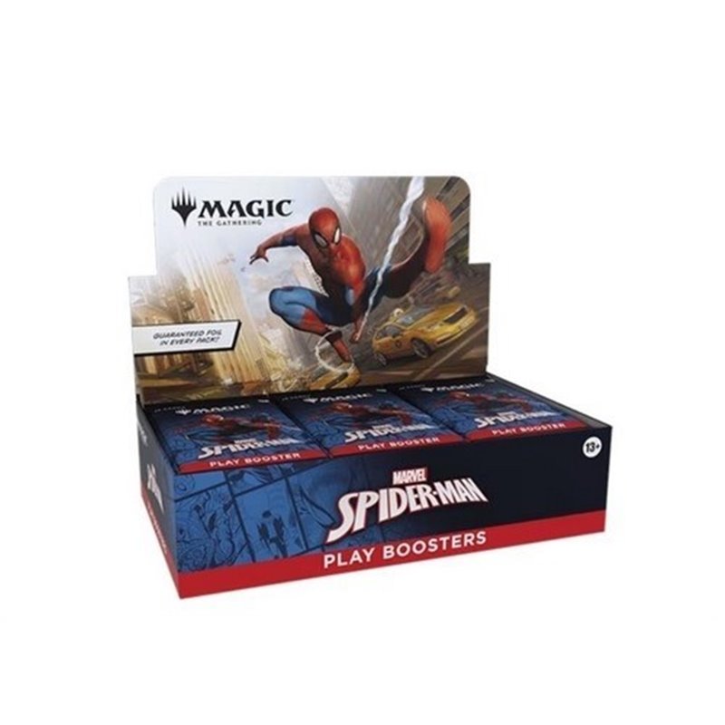 (PREPEDIDO) DISPLAY 30 SOBRES MAGIC MARVEL'S SPIDERMAN (INGLÉS)