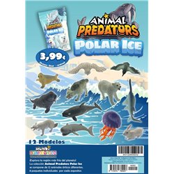 DISPLAY 8 SOBRES ANIMAL PREDATORS POLAR ICE