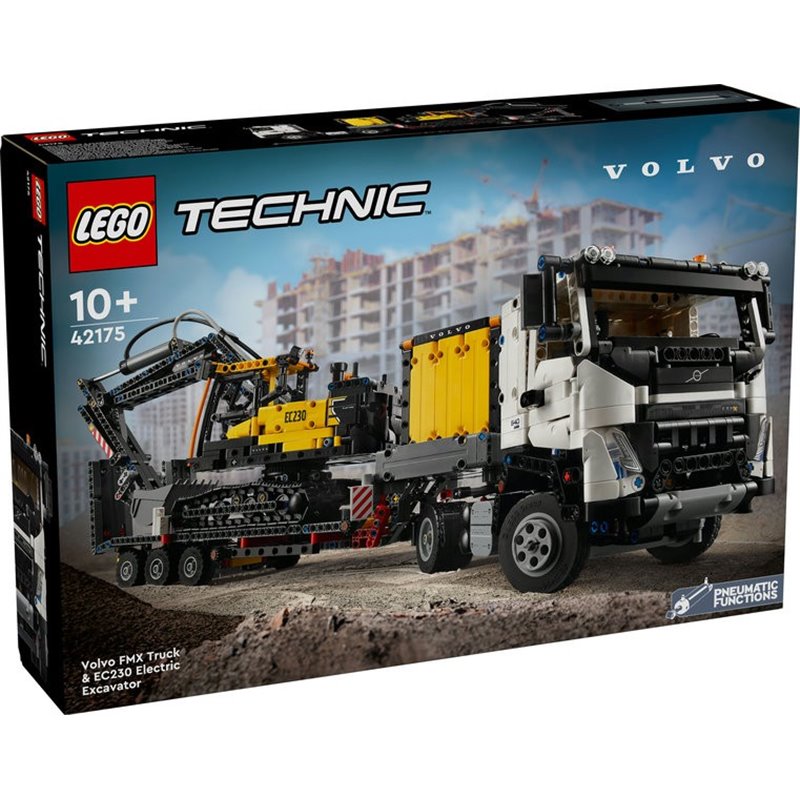 LEGO TECHNIC CAMION FMX Y EXCAVADORA ELECTRICA EC230 VOLVO