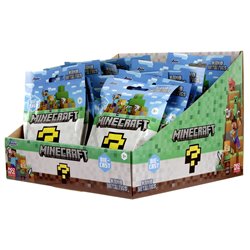 DISPLAY 24 SOBRES FIGURAS METAL MINECRAFT - 4 CM SURTIDO