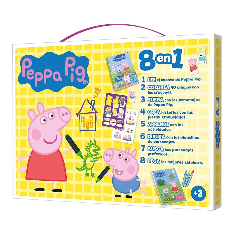 MALETÍN 8 EN 1 PEPPA PIG