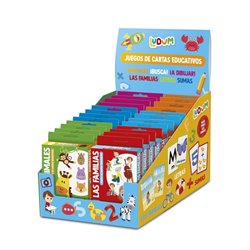 DISPLAY 24 BARAJAS DE CARTAS EDUCATIVAS SURTIDAS